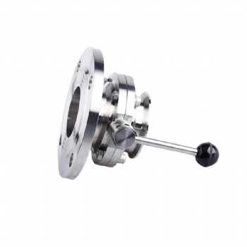Tri Clamp x Flanged Butterfly Valve