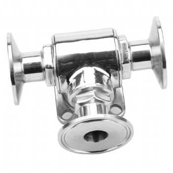Tri Clamp 3 Way Ball Valve