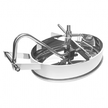 Inward-Opening Oval Manhole Cover